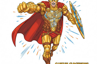 design characters and comic books