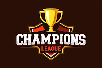 design outstanding champions trophy logo in 12 hours