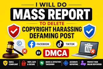 remove copyrighted content and stolen photo via dmca
