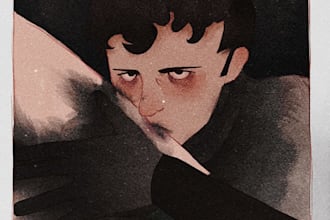 draw commissioned art digitally