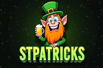 make an amazing leprechaun logo in 12 hours