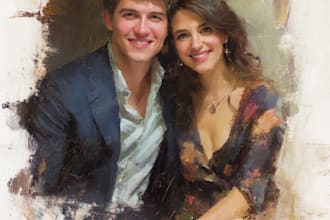 create oil painting, digital oil painting