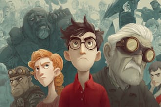 create comics and cartoon illustrations
