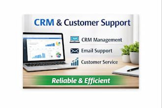 manage your CRM data and provide professional customer support