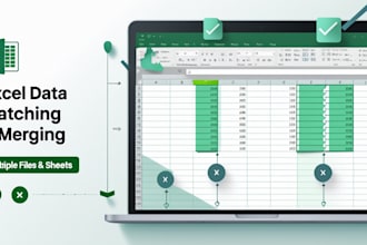 match and merge data across multiple files, sheets in excel