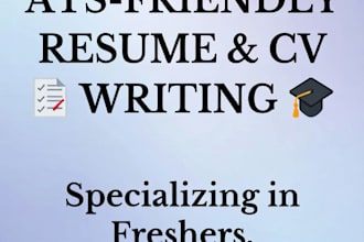 create ats friendly resume CV sop for freshers and neet
