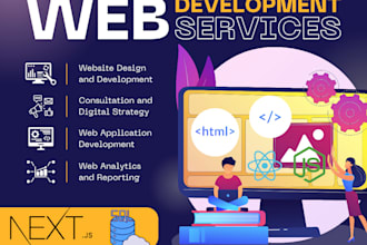 build a responsive website with frontend and backend development