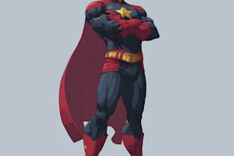 do a charcter of comic or design your comic character