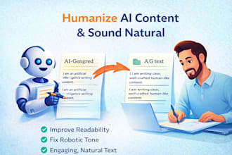 rewrite ai generated content to sound human and natural