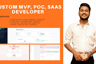 build a fast mvp, poc, or saas for your startup idea