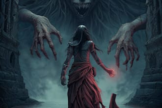 draw surreal horror art