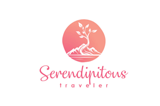 design monogram unique travel advisor logo