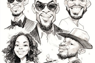 draw a caricature, cartoon caricatures