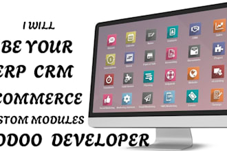 be your odoo developer for odoo erp, odoo website, ecommerce and custom modules