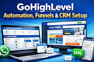 do gohighlevel automation, ghl sales funnel, ghl website, ghl landing page