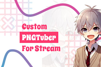 do custom pngtuber model for stream