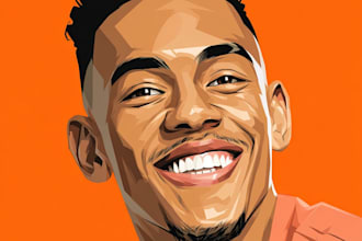 design vector cartoon portrait
