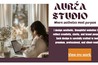 design a clean and aesthetic website using canva