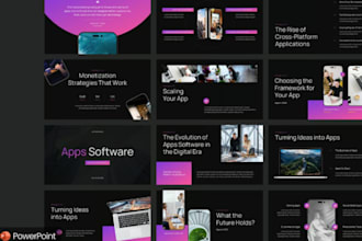 design clean professional powerpoint  canvas slides