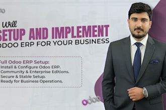 setup and implement odoo erp for your business