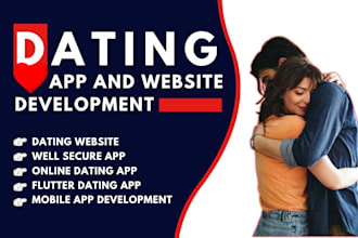 design dating website, dating app with social chat app, dating app development
