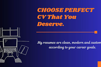 write a professional CV resume for you