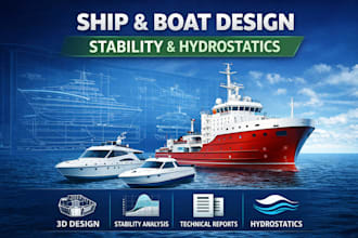 design your ship, boat or barge with all calculations