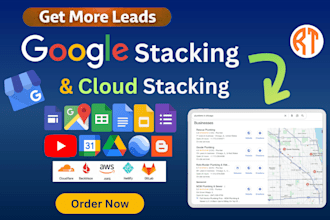drive more local leads with google stacking and cloud stacking for local SEO