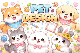 design amazing custom ai pet portraits in any style you want