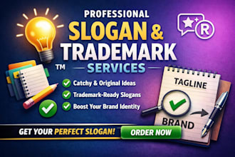 craft a powerful slogan and brand tagline for your business