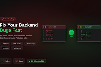 fix laravel web bugs errors and crashes fast