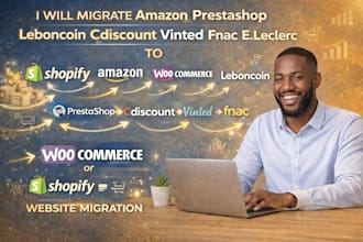 migrate amazon leboncoin cdiscount vinted fnac eleclerc to woocommerce website