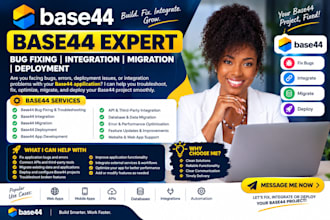 base44 bug fixing expert base44 integration base44 migration base44 deploy base4