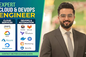 be expert devops engineer for AWS gcp azure digitalocean