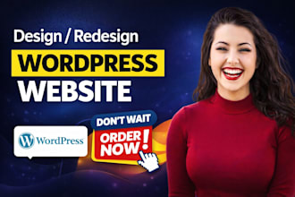 do wordpresswebsite development, design or redesign wordpress blog website