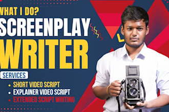 edit and improve scripts, screenplays, and dialogue