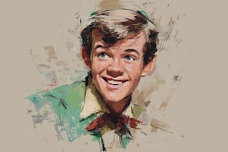 make a disney cartoon portrait