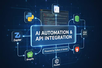 build custom ai API integrations and automation
