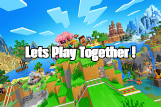 play minecraft with you