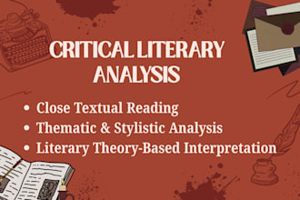 do critical literary analysis
