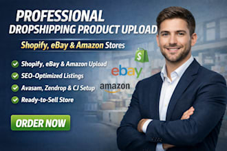 upload dropshipping products listing to shopify ebay amazon via avasam zendrop