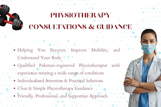 provide physiotherapy consultation to females