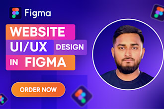 design modern website UI UX in figma