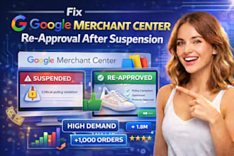 fix google merchant center re approval after suspension
