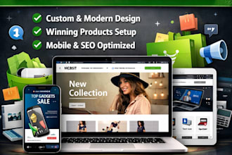 design a professional shopify store that converts