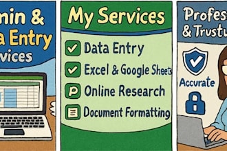 help you with admin tasks and data entry