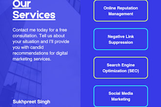suppress negative search results and personal reputation management