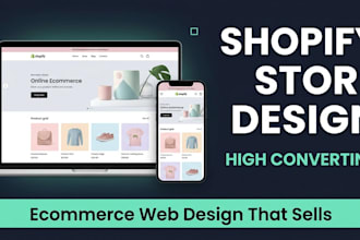 design a professional shopify dropshipping store for your niche