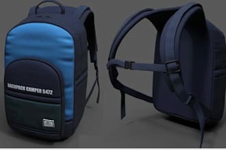create realistic 3d bag handbag, backpack designs for fashion brands using clo3d