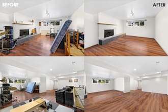 remove furniture from real estate images